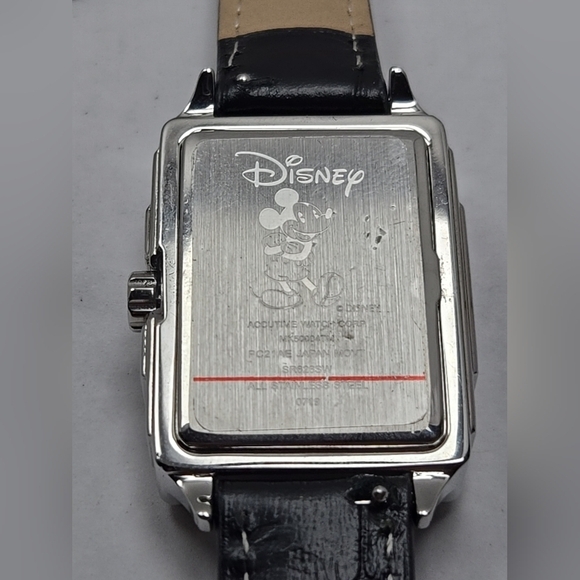 Disney MK50004TM Mickey Mouse Watch Stainless Steel New Battery Works Great main image 4